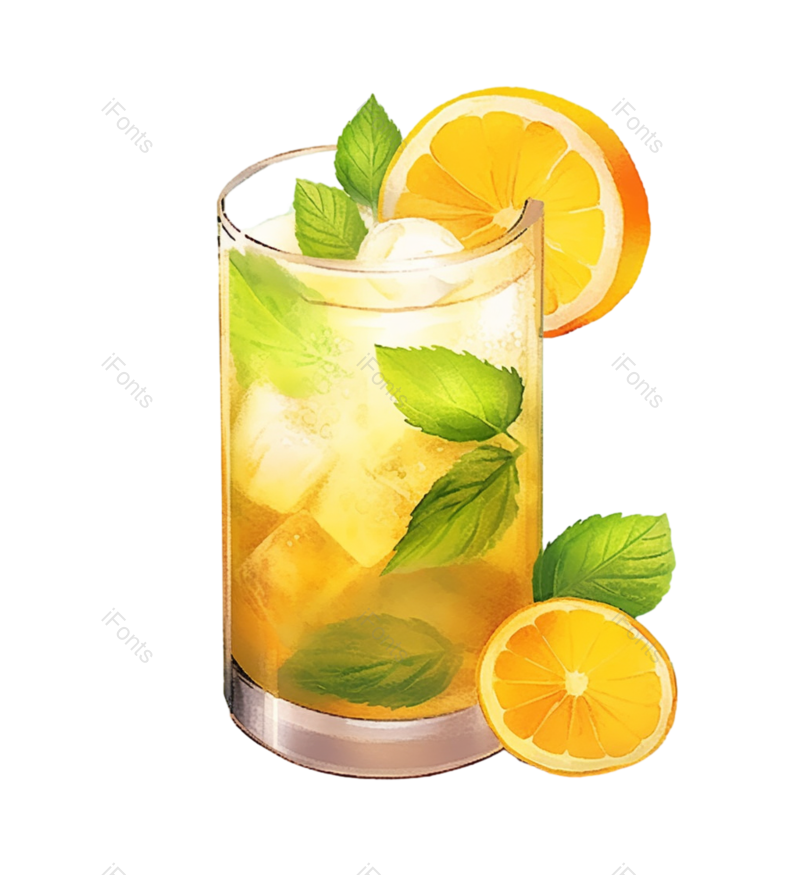 清新图片,夏天元素,插画PNG,水果免抠素材